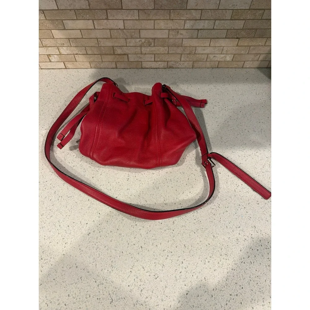 Kate Spade Highland Place Katie Bucket Crossbody red WKRU2915 (220